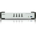 ATEN 4-Port USB 3.0 DisplayPort KVMP Switch-TAA Compliant - 4 Computer(s) - 1 Local User(s) - 3840 x 2160 - 8 x USB - Desktop - 5 - CS1914 - eCommerce Business Prime