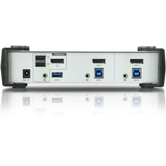 ATEN 2-Port USB 3.0 DisplayPort KVMP Switch-TAA Compliant - 2 Computer(s) - 1 Local User(s) - 3840 x 2160 - 6 x USB - Desktop - 3 x DisplayPort - CS1912 - eCommerce Business Prime