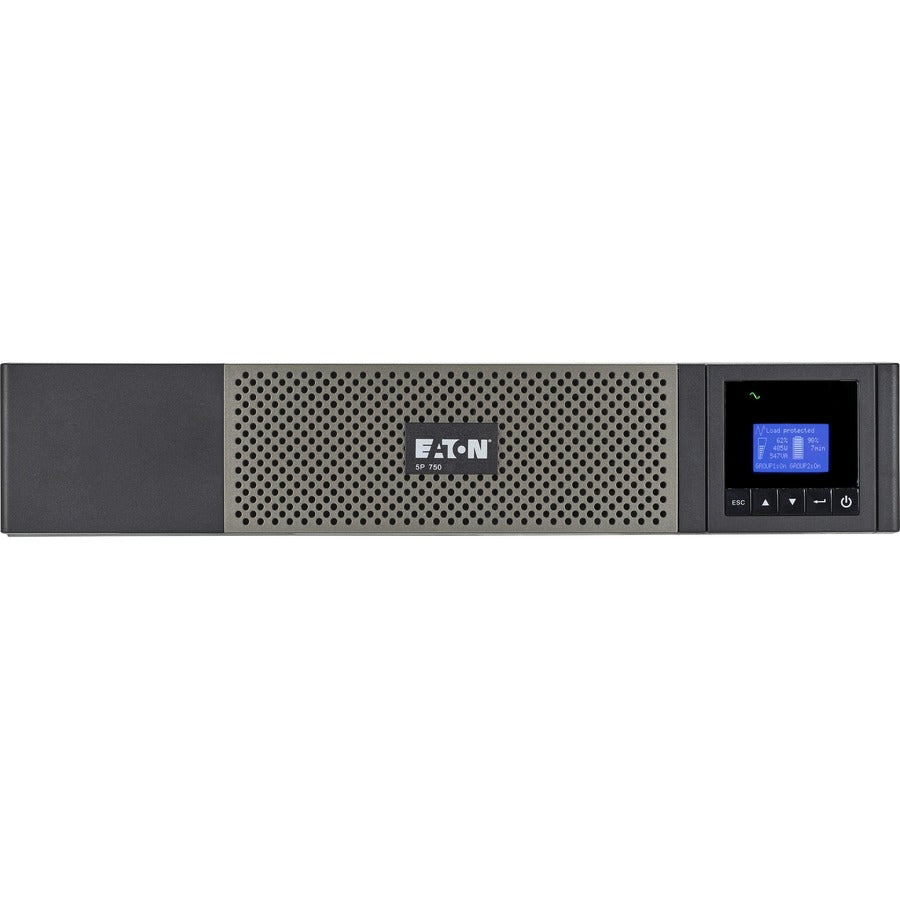Eaton 5P UPS 750VA 600 Watt 120V True Sine Wave Rackmount UPS Network Card Optional - 2U Rack-mountable, Wall Mountable - 120 V AC Input - 120 V AC Output - 10 x NEMA 5-15R - 5P750RC - eCommerce Business Prime