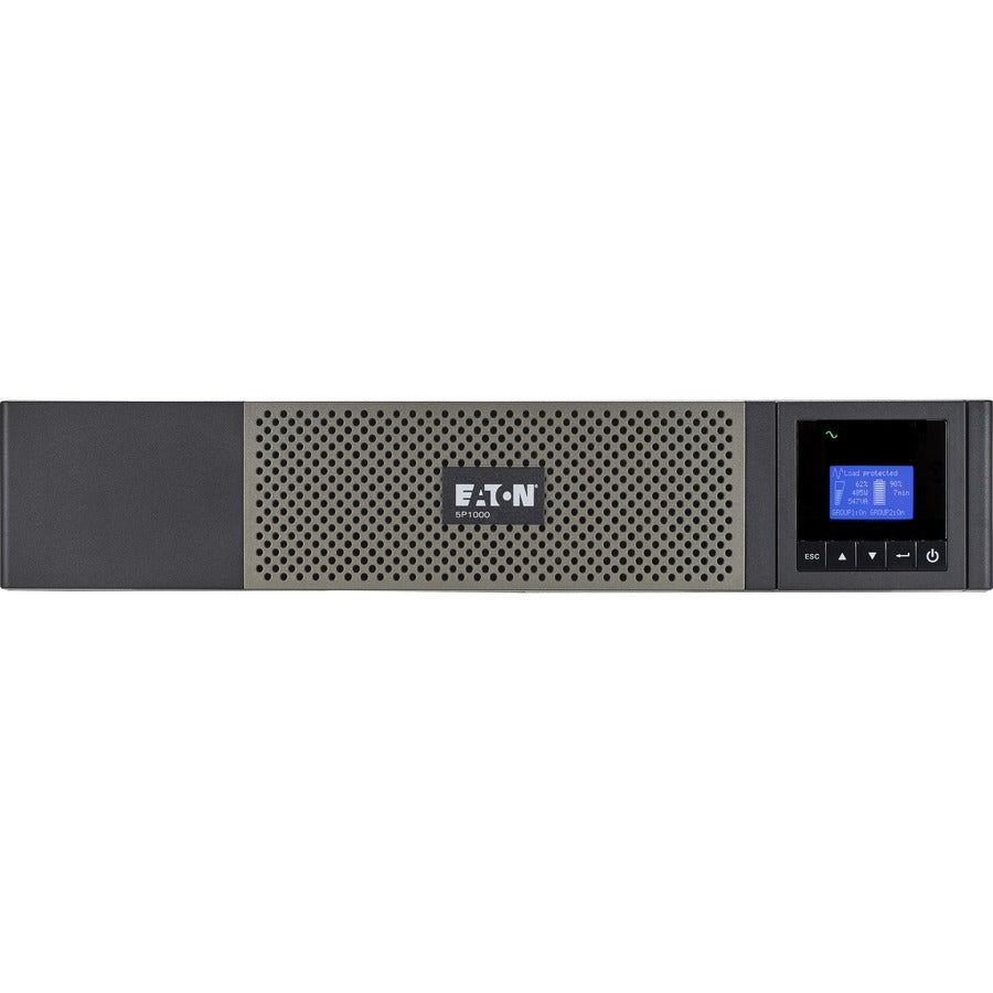 Eaton 5P UPS 1000VA 770 Watt 120V 2U Rackmount True SineWave Network Card Optional - 2U Rack-mountable, Wall Mountable - 120 V AC Input - 120 V AC Output - 10 x NEMA 5-15R - 5P1000RC - eCommerce Business Prime