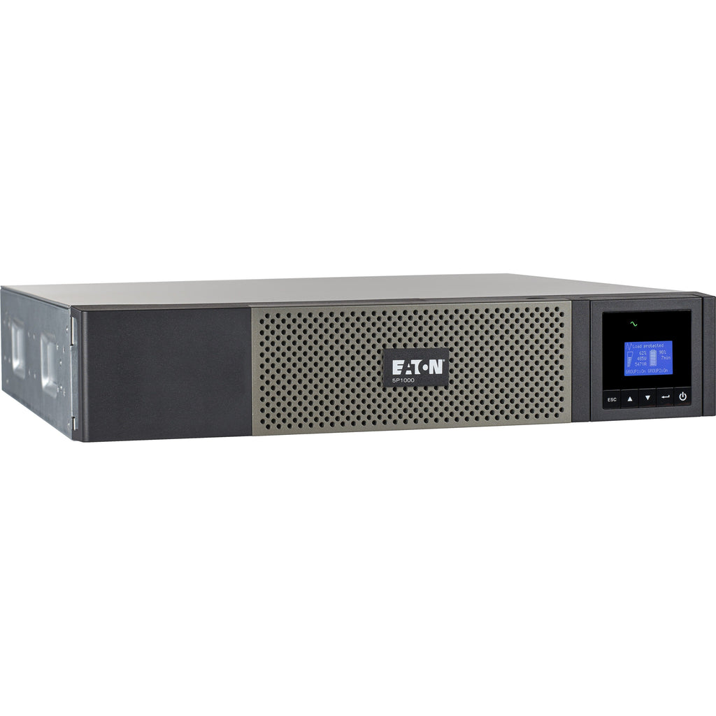 Eaton 5P UPS 1000VA 770 Watt 120V 2U Rackmount True SineWave Network Card Optional - 2U Rack-mountable, Wall Mountable - 120 V AC Input - 120 V AC Output - 10 x NEMA 5-15R - 5P1000RC - eCommerce Business Prime
