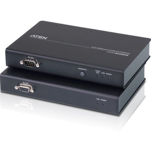 ATEN USB DVI HDBaseT 2.0 KVM Extender (1920 x 1200@100 m)-TAA Compliant - 1 Computer(s) - 1 Remote User(s) - 492.13 ft Range - WUXGA - 1920 x 1200 Maximum Video Resolution - 2 x Network (RJ-45) - 4 x ...  - CE620 - eCommerce Business Prime