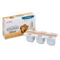 XEROX  Solid Ink Stick, 3,100 Page-Yield, Yellow, 3/Box - 108R00671 XEROX