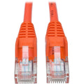 Tripp Lite 14ft Cat5 Cat5e Snagless Molded Patch Cable UTP Orange RJ45 M/M 14' - Category 5e for Network Device, Router, Switch, Printer, Server - 128 MB/s - Patch Cable - 14 ft - 1 x RJ-45 Male Netwo...  - N001-014-OR - eCommerce Business Prime