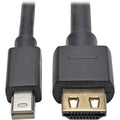Tripp Lite Mini DisplayPort 1.2a to HDMI 2.0 Active Adapter Converter Cable 4K x 2K 10ft 10' - HDMI/Mini DisplayPort for Audio/Video Device, Monitor, Projector, HDTV, Graphics Card, Tablet - 10 ft - 1...  - P586-010-HD-V2A - eCommerce Business Prime