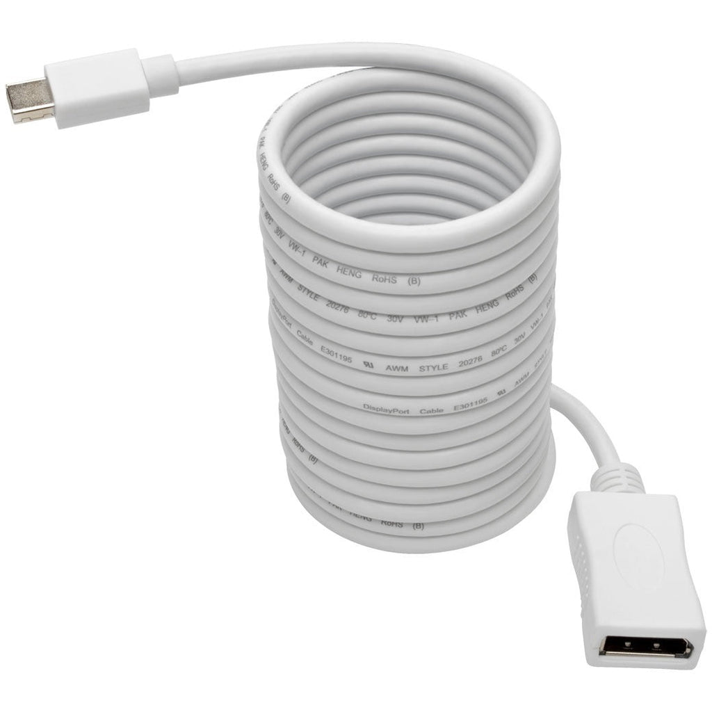 Tripp Lite 10ft Mini DisplayPort to DisplayPort Adapter Cable 4K x 2K M/F, MDP to DP 10' - DisplayPort/Mini DisplayPort for Audio/Video Device, Projector, TV, Monitor - 10 ft - 1 x Mini DisplayPort Ma...  - P139-010-DP-V2B - eCommerce Business Prime