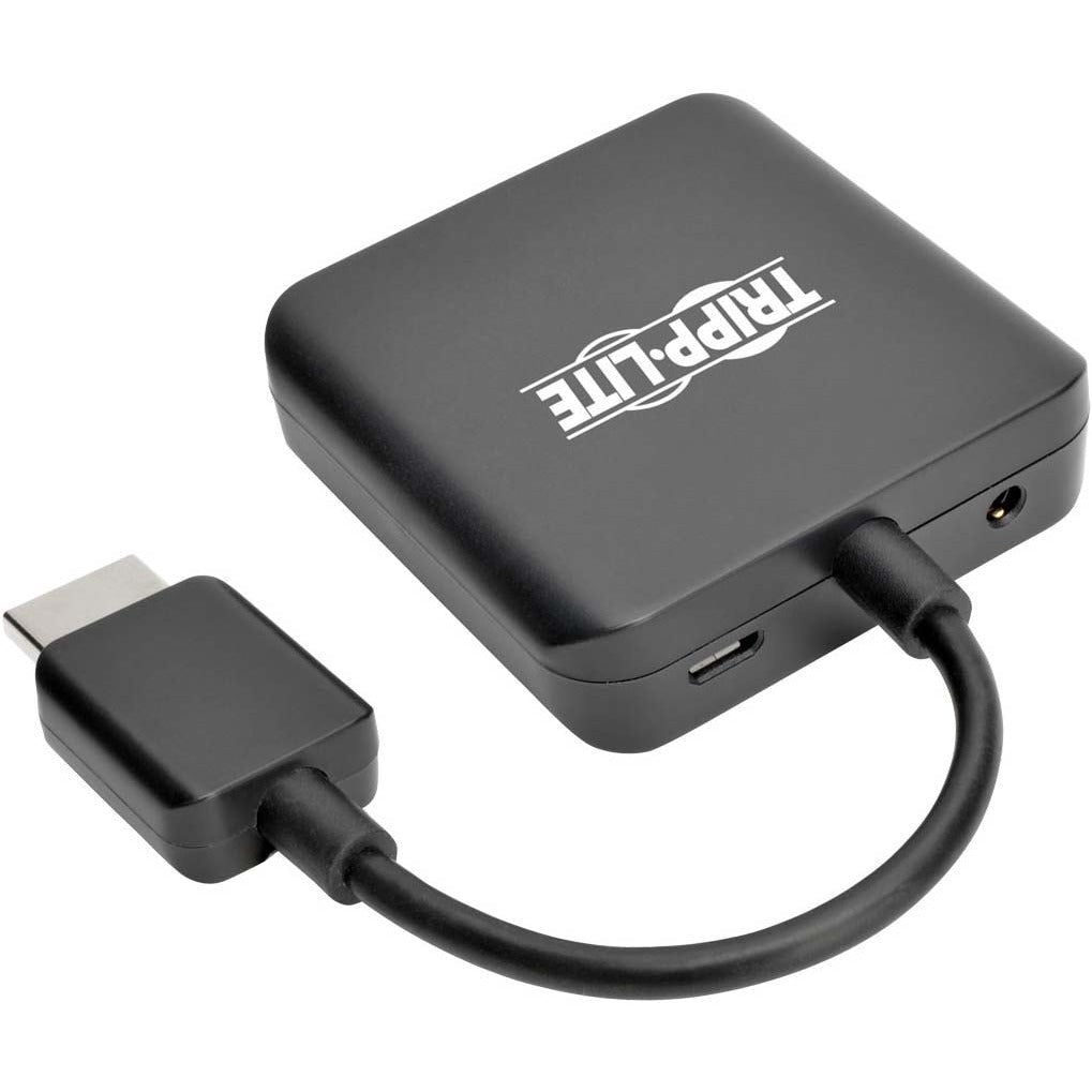 Tripp Lite HDMI Audio De-Embedder Extractor with HDMI Cable UHD 4Kx2K - Functions: Audio Embedding, Audio Extraction - USB - Audio Line Out - External - P130-06N-AUDIO - eCommerce Business Prime