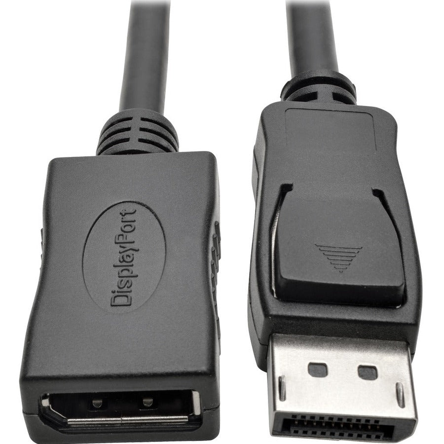 Tripp Lite DisplayPort Extension Cable 4K w/ Latches HDCP 2.2 M/F 15ft 15' - DisplayPort for Monitor, Audio/Video Device, TV - Extension Cable - 15.09 ft - 1 x DisplayPort Male Digital Audio/Video - 1...  - P579-015 - eCommerce Business Prime