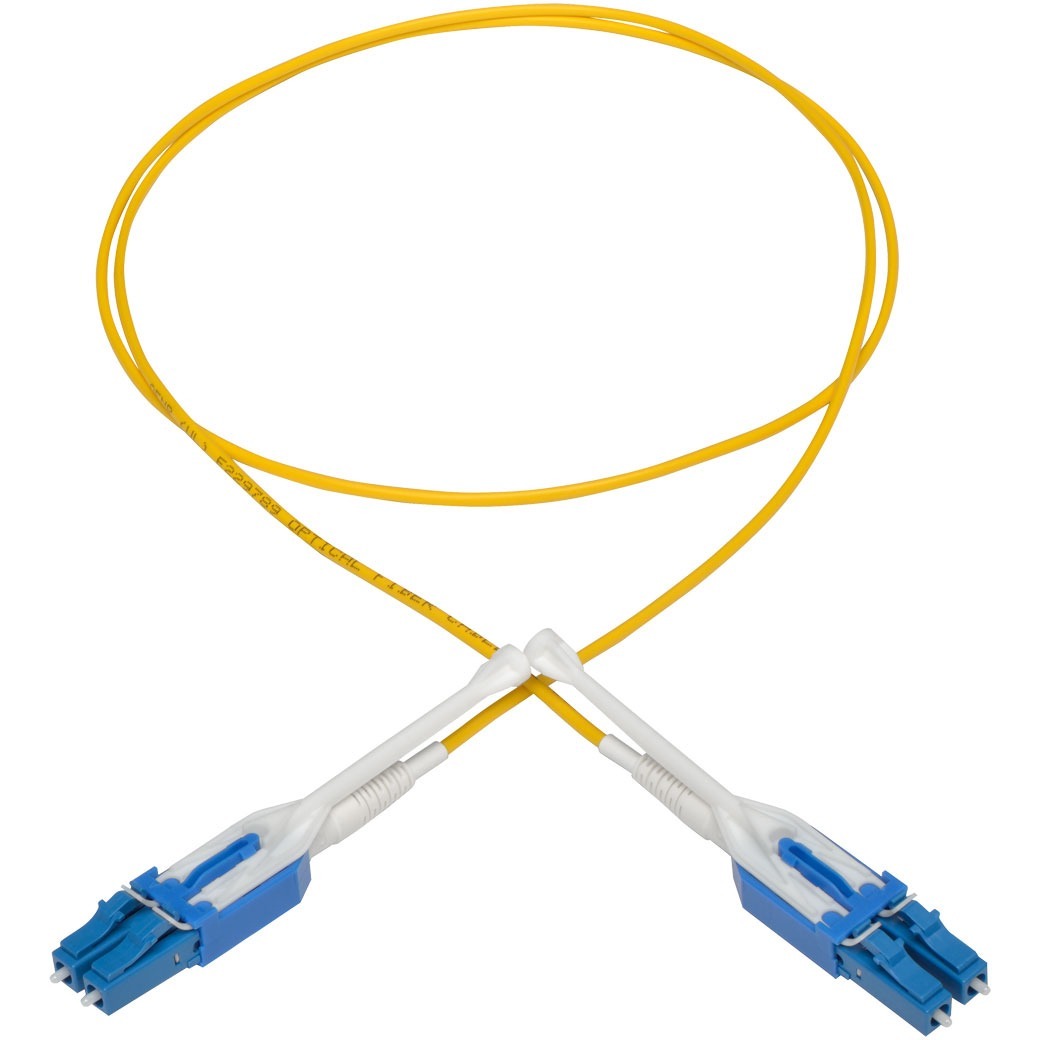Tripp Lite 1M Duplex SMF Singlemode 9/125 Uniboot Fiber Optic Patch Cable LC/LC 3' - Fiber Optic for Patch Panel, Switch, Network Device - 1.25 GB/s - Patch Cable - 3.28 ft - 2 x LC Male Network - 2 x...  - N370-01M-T - eCommerce Business Prime