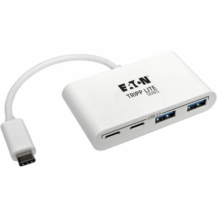 Tripp Lite 4-Port USB 3.1 Gen 1 Portable Hub USB-C to x2 USB-A and x2 USB-C - USB Type C - External - 4 USB Port(s) - 2 USB 3.0 Port(s) - 2 USB 3.1 Port(s) - U460-004-2A2C - eCommerce Business Prime
