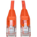 Tripp Lite 25ft Cat5 Cat5e Snagless Molded Patch Cable UTP Orange RJ45 M/M 25' - Category 5e for Network Device, Router, Switch, Printer, Server - 128 MB/s - Patch Cable - 25 ft - 1 x RJ-45 Male Netwo...  - N001-025-OR - eCommerce Business Prime