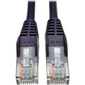 Tripp Lite 3ft Cat5 Cat5e Snagless Molded Patch Cable UTP Purple RJ45 M/M 3' - Category 5e for Network Device, Router, Switch, Printer, Server - 128 MB/s - Patch Cable - 2.95 ft - 1 x RJ-45 Male Netwo...  - N001-003-PU - eCommerce Business Prime