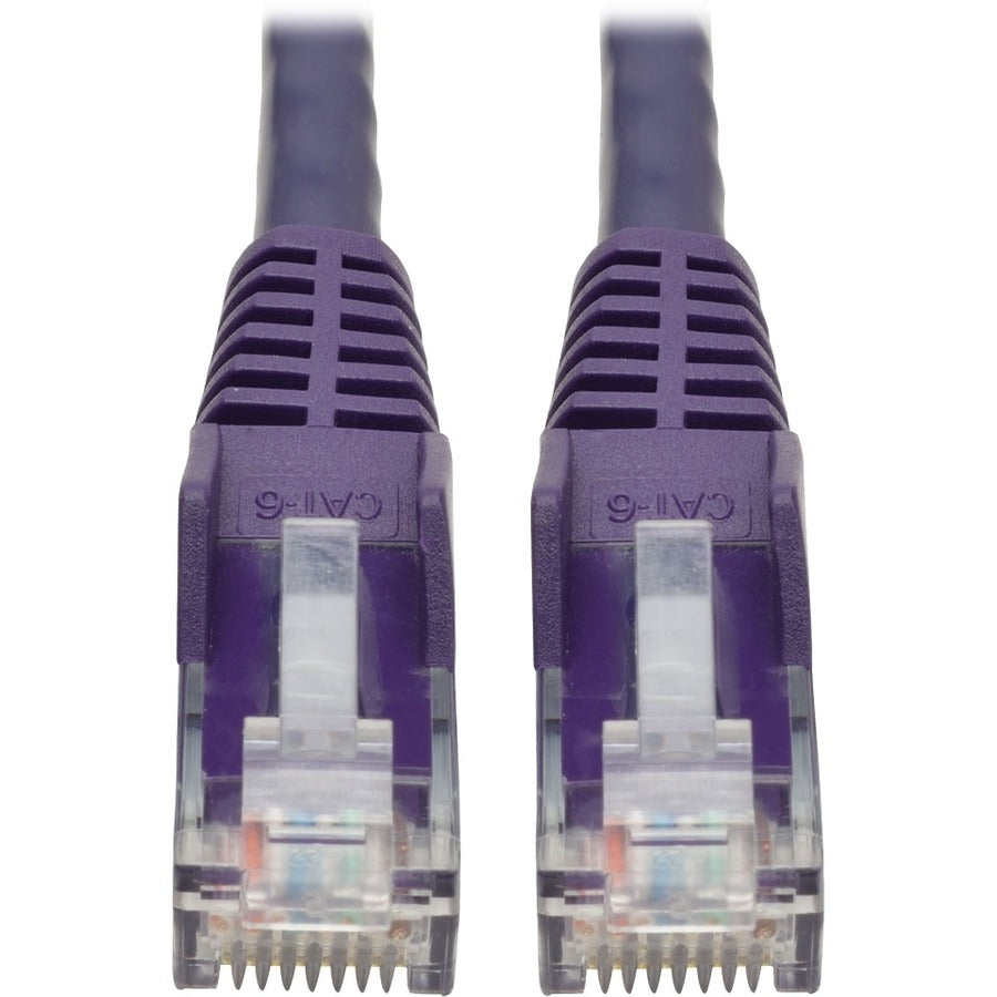 Tripp Lite 6ft Cat6 Snagless Molded Patch Cable UTP Purple RJ45 M/M 6' - Category 6 for Switch, Hub, Network Device, Router, Modem, Server, Network Adapter - 128 MB/s - Patch Cable - 6 ft - 1 x RJ-45 ...  - N201-006-PU - eCommerce Business Prime