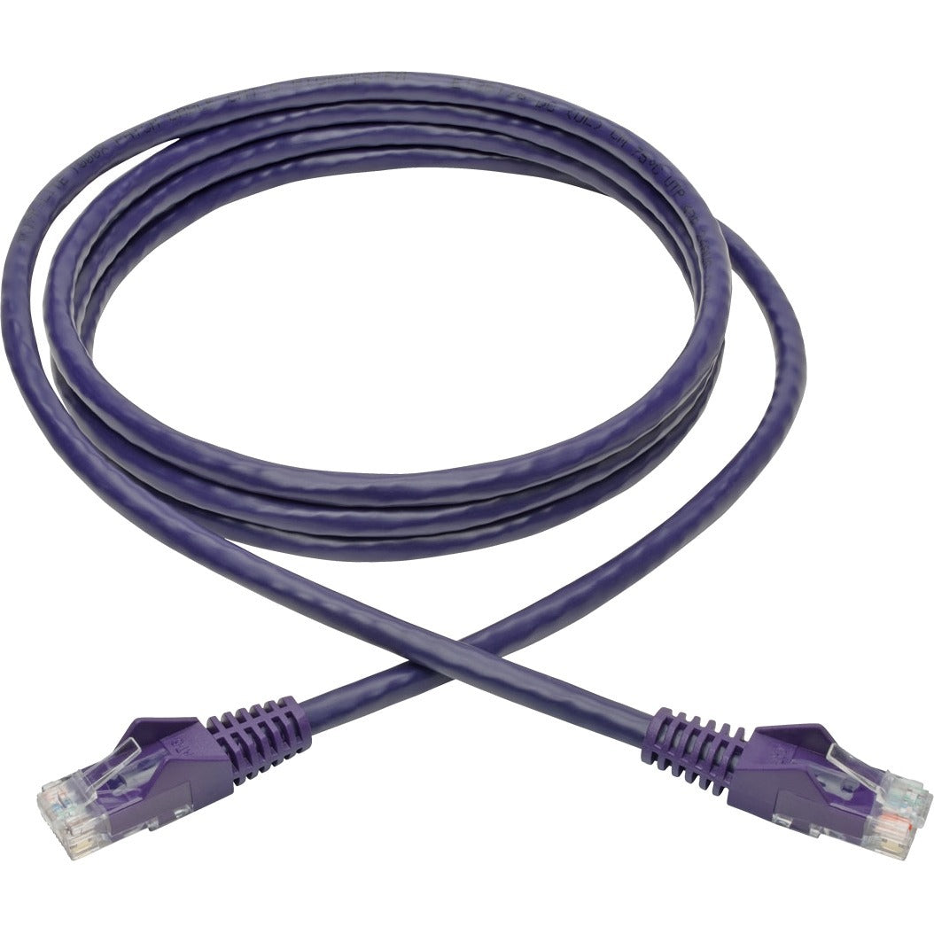 Tripp Lite 6ft Cat6 Snagless Molded Patch Cable UTP Purple RJ45 M/M 6' - Category 6 for Switch, Hub, Network Device, Router, Modem, Server, Network Adapter - 128 MB/s - Patch Cable - 6 ft - 1 x RJ-45 ...  - N201-006-PU - eCommerce Business Prime