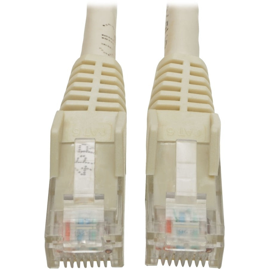Tripp Lite 6ft Cat6 Snagless Molded Patch Cable UTP White RJ45 M/M 6' - Category 6 for Switch, Hub, Network Device, Router, Modem, Server, Network Adapter - 128 MB/s - Patch Cable - 6 ft - 1 x RJ-45 M...  - N201-006-WH - eCommerce Business Prime