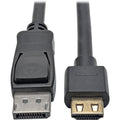 Tripp Lite DisplayPort to HDMI Adapter Cable Active DP 1.2a to HDMI 4K 20ft - DisplayPort/HDMI for Audio/Video Device, Monitor, Projector, HDTV, Graphics Card - 20 ft - 1 x HDMI Male Digital Audio/Vid...  - P582-020-HD-V2A - eCommerce Business Prime
