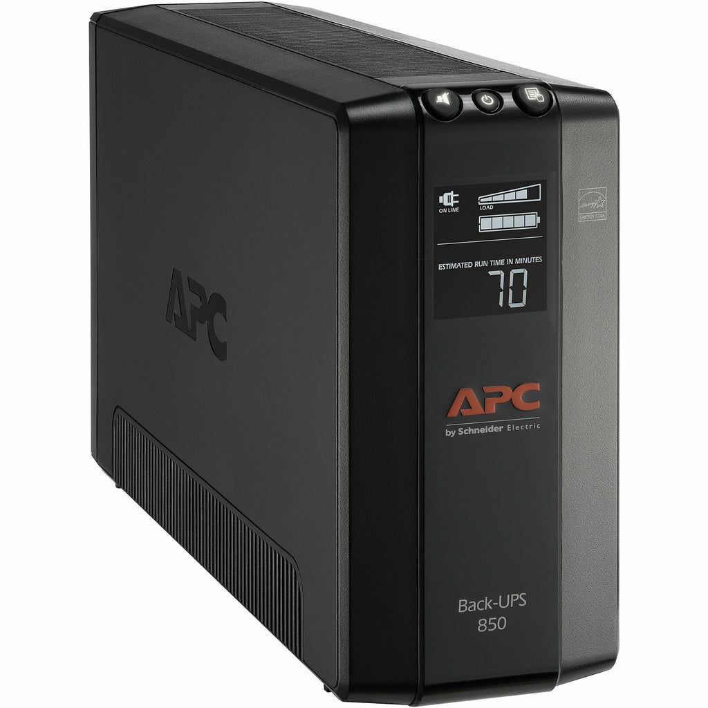 APC by Schneider Electric Back UPS Pro BX850M, Compact Tower, 850VA, AVR, LCD, 120V - Tower - 12 Hour Recharge - 2 Minute Stand-by - 120 V AC Input - 120 V AC Output - 8 x NEMA 5-15R - BX850M - eCommerce Business Prime
