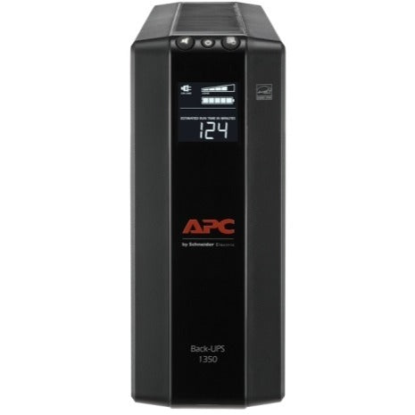 APC by Schneider Electric Back UPS Pro BX1350M, Compact Tower, 1350VA, AVR, LCD, 120V - Tower - 16 Hour Recharge - 2 Minute Stand-by - 120 V AC Input - 120 V AC Output - 10 x NEMA 5-15R - BX1350M - eCommerce Business Prime