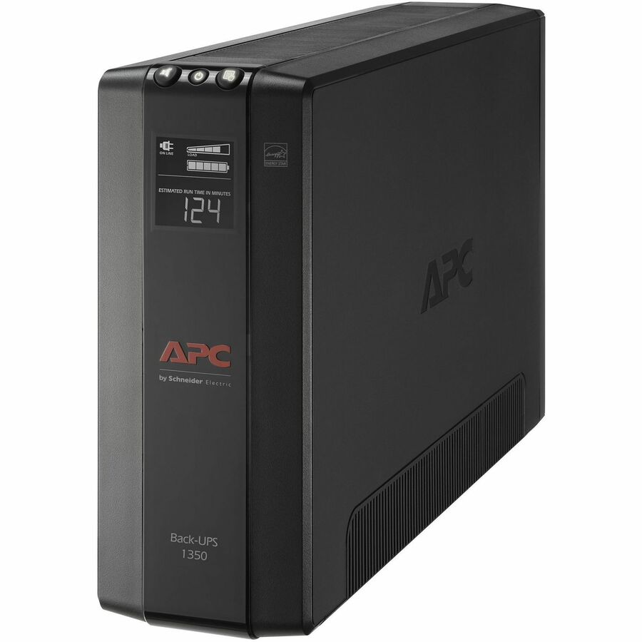 APC by Schneider Electric Back UPS Pro BX1350M, Compact Tower, 1350VA, AVR, LCD, 120V - Tower - 16 Hour Recharge - 2 Minute Stand-by - 120 V AC Input - 120 V AC Output - 10 x NEMA 5-15R - BX1350M - eCommerce Business Prime
