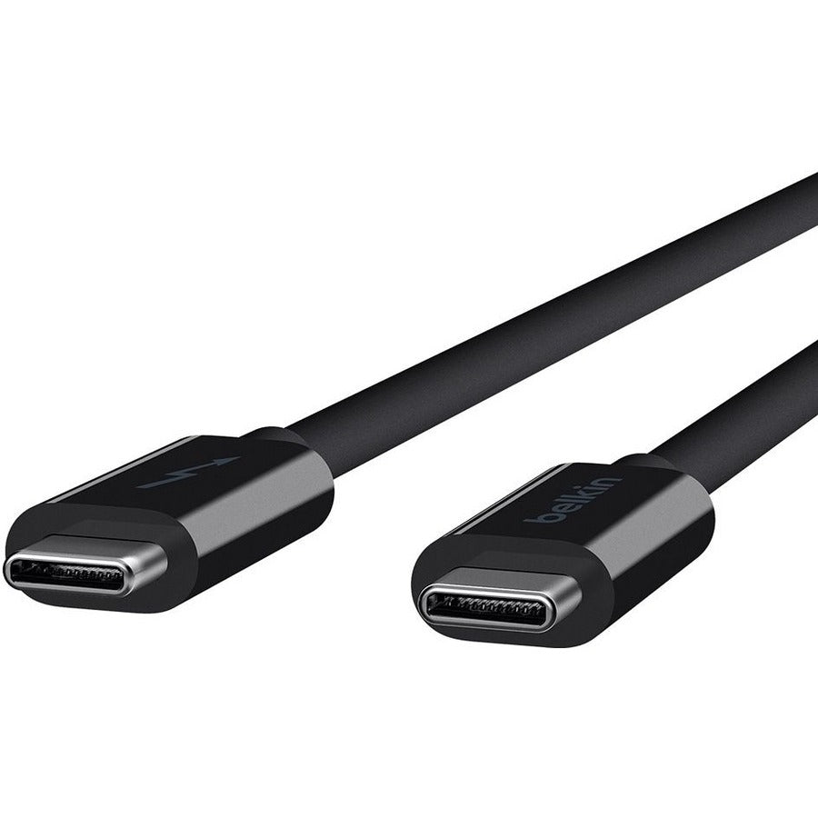 Belkin USB Data Transfer Cable - 3.28 ft USB Data Transfer Cable for Notebook - First End: 1 x USB 3.1 Type C - Male - Second End: 1 x USB 3.1 Type C - Male - 20 Gbit/s - Black - B2B147-1M-BLK - eCommerce Business Prime