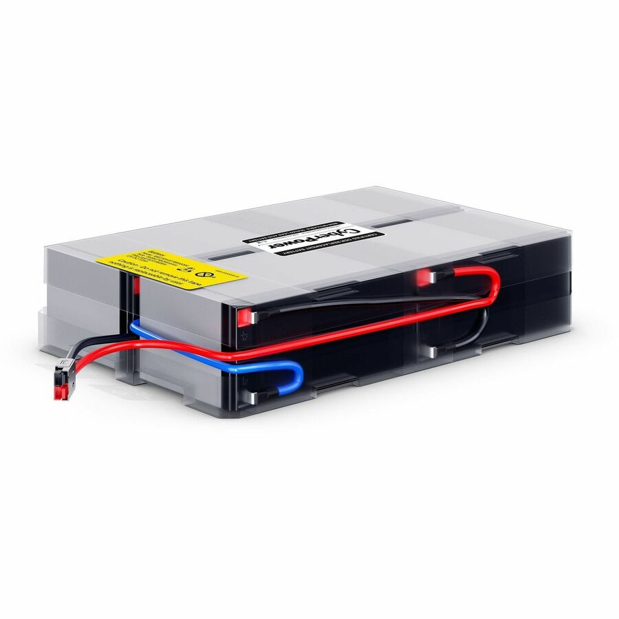 CyberPower RB1270X4F Replacement Battery Cartridge - 4 X 12 V / 7 Ah Sealed Lead-Acid Battery, 18MO Warranty - RB1270X4F - eCommerce Business Prime