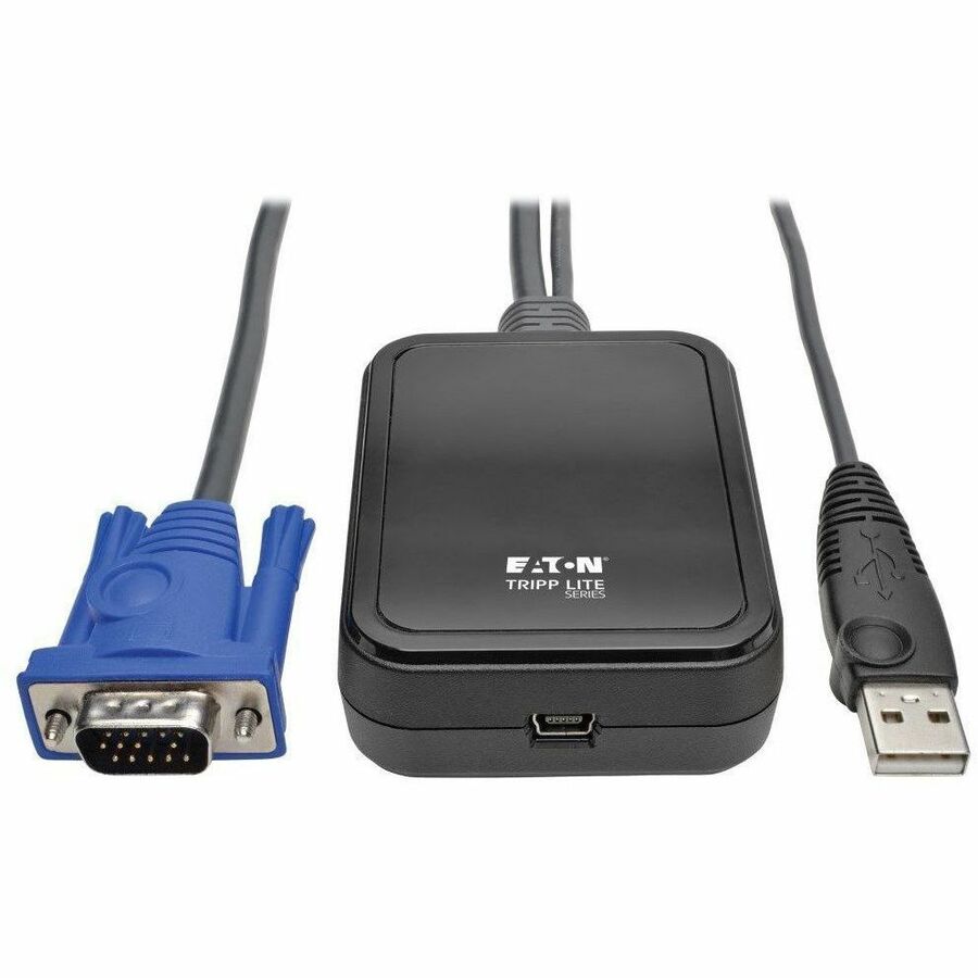 Tripp Lite KVM Console to USB 2.0 Portable Laptop Crash Cart Adapter 1080p - 1 Computer(s) - 1 Local User(s) - 0 Remote User(s) - WUXGA - 1920 x 1200 Maximum Video Resolution - 1 x USB x VGA - Portabl...  - B032-VU1 - eCommerce Business Prime