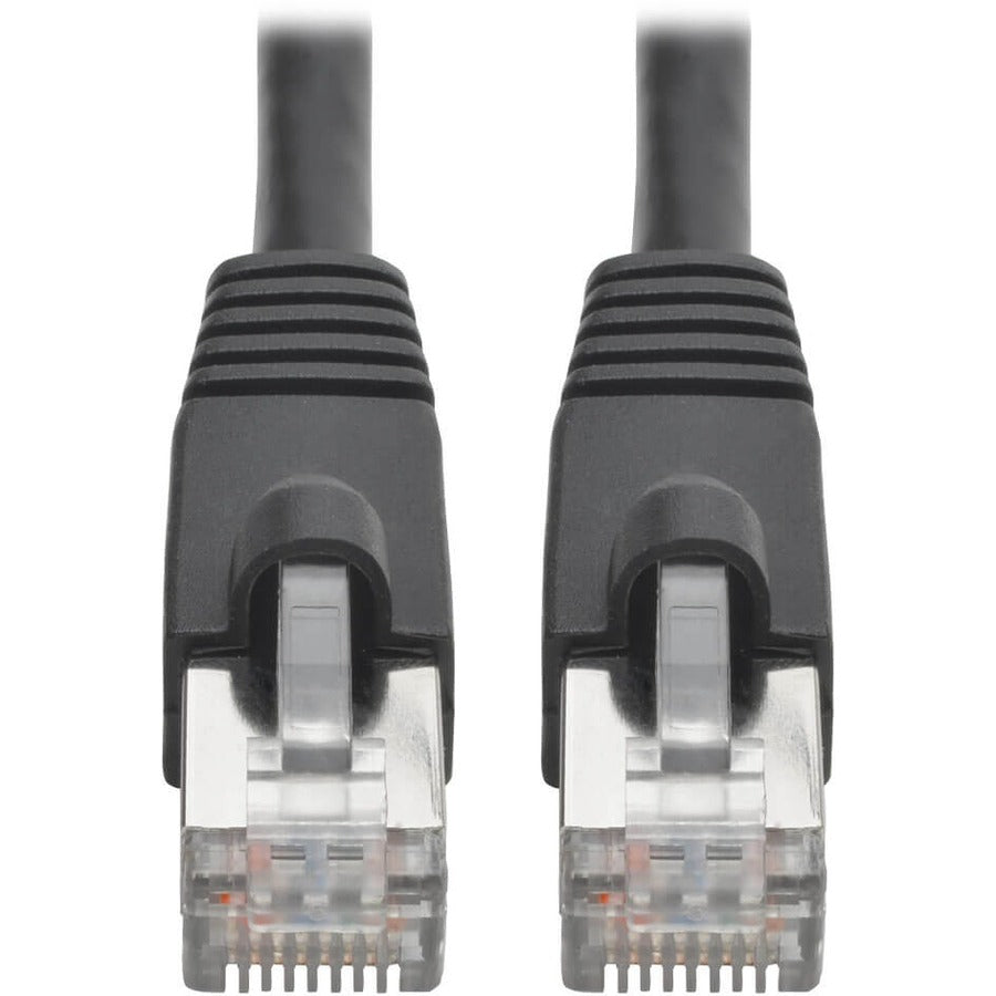 Tripp Lite Cat6a Snagless Shielded STP Patch Cable 10G, PoE, Black M/M 1ft - Category 6a for Network Device, Switch, Modem, Router, Hub, Patch Panel, VoIP Device, Camera - 1.25 GB/s - Patch Cable - 1 ...  - N262-001-BK - eCommerce Business Prime