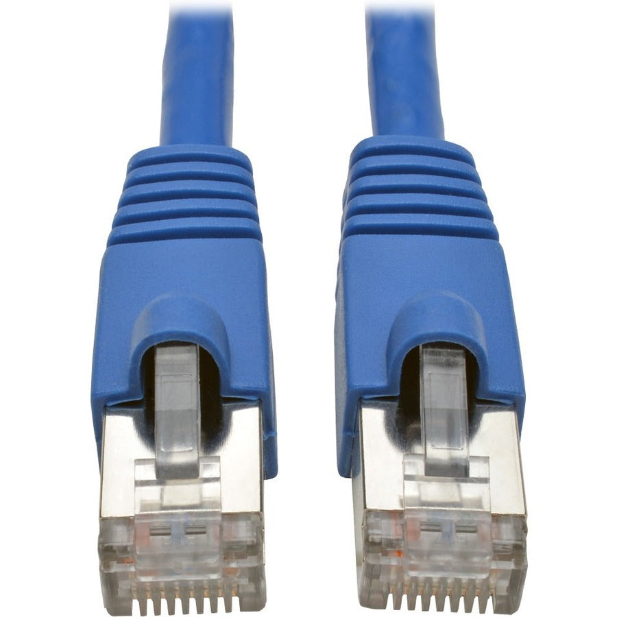 Tripp Lite Cat6a Snagless Shielded STP Patch Cable 10G, PoE, Blue M/M 25ft - Category 6a for Network Device, Switch, Modem, Router, Hub, Patch Panel, VoIP Device, Camera - 1.25 GB/s - Patch Cable - 25...  - N262-025-BL - eCommerce Business Prime