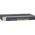 Netgear ProSAFE 8-Port PoE+ Gigabit Smart Managed Switch with 2 SFP Ports (GS510TPP) - 8 Ports - Manageable - Gigabit Ethernet - 1000Base-T - 3 Layer Supported - Modular - 2 SFP Slots - Power Supply -...  - GS510TPP-100NAS - eCommerce Business Prime