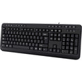 Adesso Multimedia Desktop Keyboard with 3-Port USB Hub - Cable Connectivity - USB Interface - 104 Key Media Player, Volume Down, Volume Up, Mute, Play/Pause, Previous Track, Next Track, Stop, My Compu...  - AKB-132HB - eCommerce Business Prime