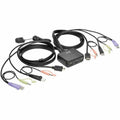Tripp Lite 2-Port KVM Switch w/ HDMI USB Audio Cables Peripheral Sharing - 2 Computer(s) - 1 Local User(s) - 0 Remote User(s) - 1920 x 1200 - 0 - 2 x USB - 1 x HDMI - Desktop - B032-HUA2 - eCommerce Business Prime