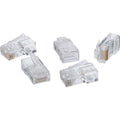 4XEM 1000PK Cat6 RJ45 Ethernet Plugs/Connectors - 1000 Pack - 1 x RJ-45 Network Male - Clear - 4X1000PKC6 - eCommerce Business Prime