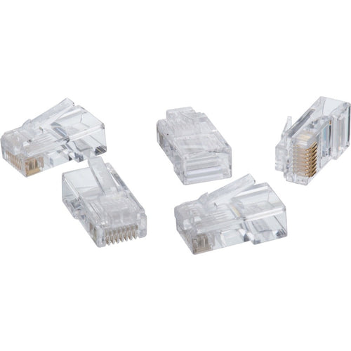 4XEM 1000PK Cat6 RJ45 Ethernet Plugs/Connectors - 1000 Pack - 1 x RJ-45 Network Male - Clear - 4X1000PKC6 - eCommerce Business Prime