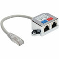 Tripp Lite 2-to-1 RJ45 Splitter Adapter Cable, 10/100 Ethernet Cat5/Cat5e (M/2xF), 0.5 ft - Network (RJ-45) - N035-001 - eCommerce Business Prime