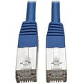 Tripp Lite Cat5e 350 MHz Molded Shielded STP Patch Cable (RJ45 M/M), Blue, 3 ft. - 3 ft Category 5e Network Cable for Network Device, Printer, Router, Server, Modem, Hub, Patch Panel, Switch - First E - N105-003-BL - eCommerce Business Prime