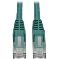 Tripp Lite Cat6 GbE Snagless Molded Patch Cable UTP Green RJ45 M/M 4ft 4' - Category 6 for Network Adapter, Network Device, Server, Router, Switch, Modem, Hub - 128 MB/s - Patch Cable - 3.94 ft - 1 x  - N201-004-GN - eCommerce Business Prime