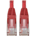 Tripp Lite Cat6 GbE Snagless Molded Patch Cable UTP Red RJ45 M/M 4ft 4' - Category 6 for Network Adapter, Network Device, Server, Router, Switch, Hub, Modem - 128 MB/s - Patch Cable - 3.94 ft - 1 x RJ - N201-004-RD - eCommerce Business Prime