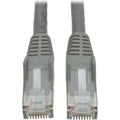 Tripp Lite Cat6 GbE Gigabit Ethernet Snagless Molded Patch Cable UTP Gray RJ45 M/M 35ft 35' - Category 6 for Network Adapter, Network Device, Router, Server, Modem, Hub, Switch - 128 MB/s - Patch Cabl - N201-035-GY - eCommerce Business Prime