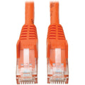 Tripp Lite Cat6 GbE Gigabit Ethernet Snagless Molded Patch Cable UTP Orange RJ45 M/M 50ft 50' - Category 6 for Network Adapter, Network Device, Router, Server, Modem, Hub, Switch - 128 MB/s - Patch Ca - N201-050-OR - eCommerce Business Prime