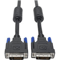 Tripp Lite DVI-I Dual-Link Digital/Analog Monitor Cable (M/M), 2560 x 1600 (1080p), 10 ft. - 10 ft DVI Video Cable for Video Device, Monitor, TV, Projector, Notebook - First End: 1 x DVI-I (Dual-Link) - P560-010-DLI - eCommerce Business Prime