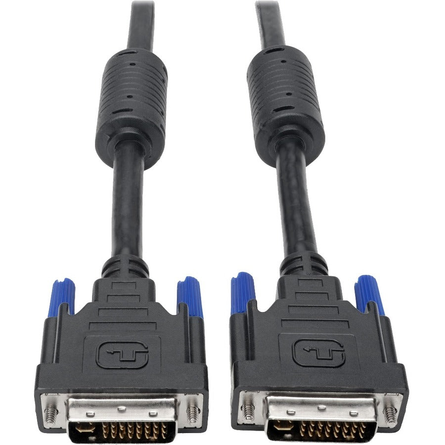 Tripp Lite DVI-I Dual-Link Digital/Analog Monitor Cable (M/M), 2560 x 1600 (1080p), 10 ft. - 10 ft DVI Video Cable for Video Device, Monitor, TV, Projector, Notebook - First End: 1 x DVI-I (Dual-Link) - P560-010-DLI - eCommerce Business Prime