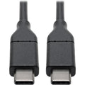 Tripp Lite USB C Hi-Speed Cable w/ 5A Rating 20V M/M USB 2.0 USB Type C USB-C USB Type-C 6ft 6' - USB for MacBook Pro, Smartphone, Tablet, PC, Wall Charger - 60 MB/s - 5.91 ft - 1 x Type C Male USB - ...  - U040-006-C-5A - eCommerce Business Prime