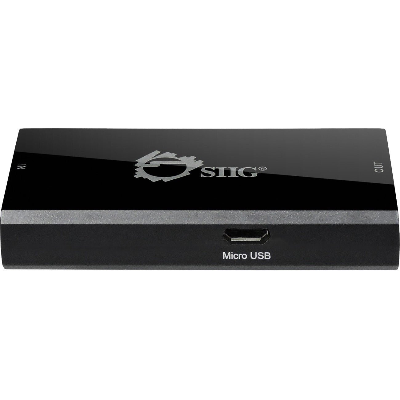 SIIG HDMI 2.0 Repeater - 4Kx2K 60Hz - 3840 × 2160 - 98.43 ft Maximum Operating Distance - 1 x HDMI In - 1 x HDMI Out - USB - ABS Plastic - CE-H22J14-S1 - eCommerce Business Prime