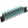 Tripp Lite Toolless Pass-Through Fiber Patch Panel MMF/SMF 8 LC Connectors - 8 Port(s) - 8 x Duplex - Black - Wall Mountable - N492-08D-LC - eCommerce Business Prime