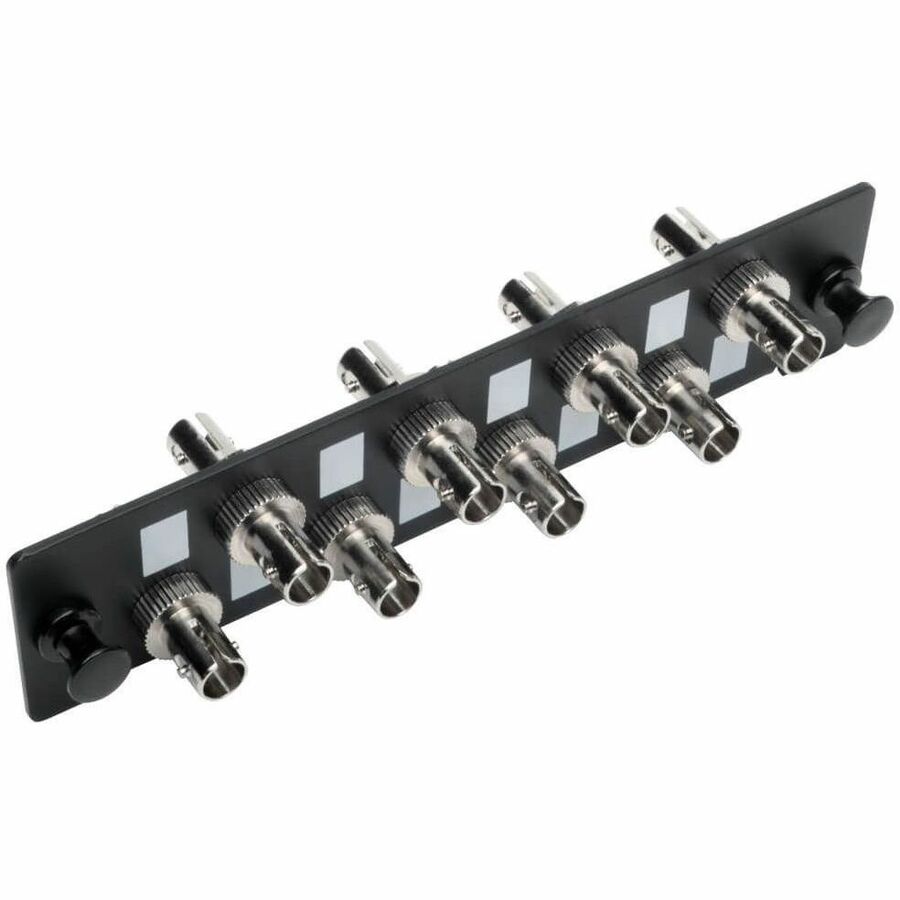 Tripp Lite Toolless Pass-Through Fiber Patch Panel MMF/SMF 8 ST Connectors - 8 Port(s) - 8 x Simplex - Black - Wall Mountable - N492-08S-ST - eCommerce Business Prime