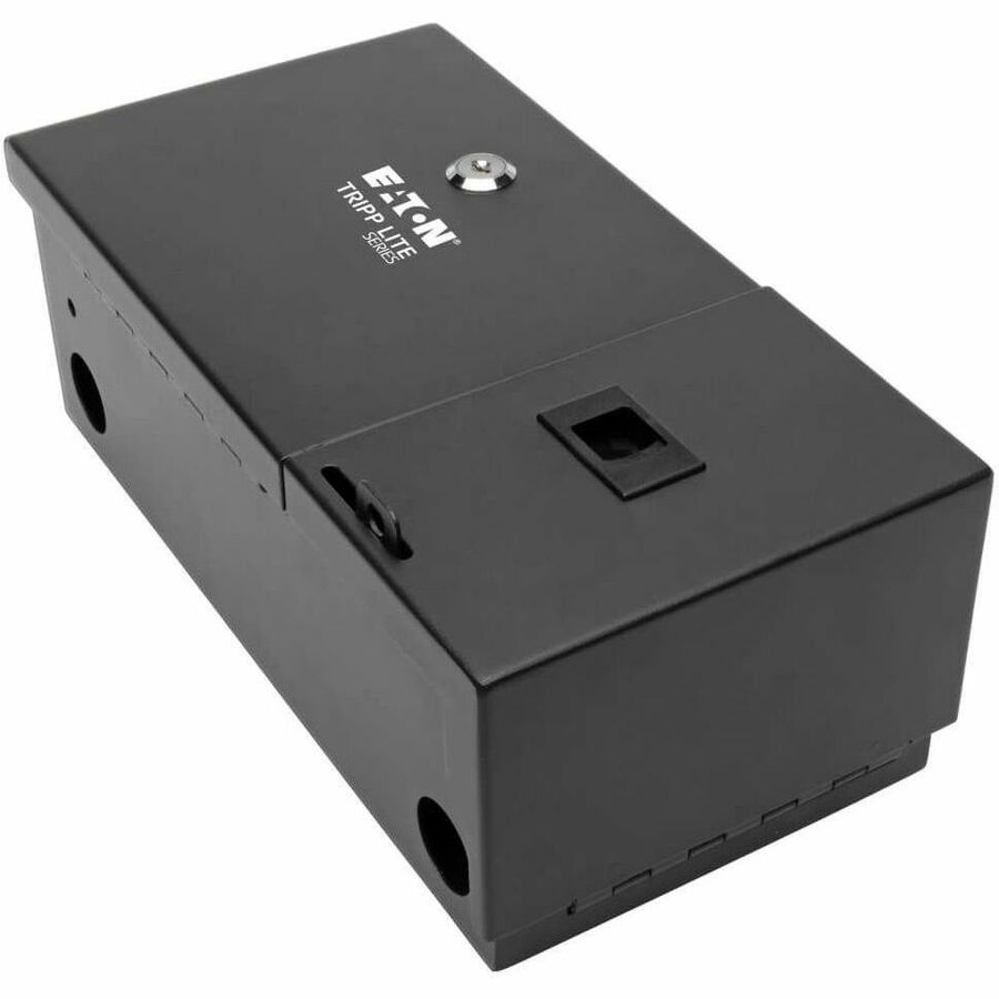 Tripp Lite Fiber Optic Wallmount Distribution Enclosure, 2-Panel Capacity - Wall Mountable for Patch Panel - Black - Cold-rolled Steel (CRS) - N492-WM2-BK - eCommerce Business Prime