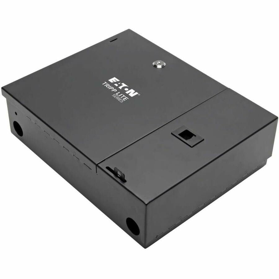 Tripp Lite Fiber Optic Wallmount Distribution Enclosure, 4-Panel Capacity - Wall Mountable for Patch Panel - Black - Cold-rolled Steel (CRS) - N492-WM4-BK - eCommerce Business Prime