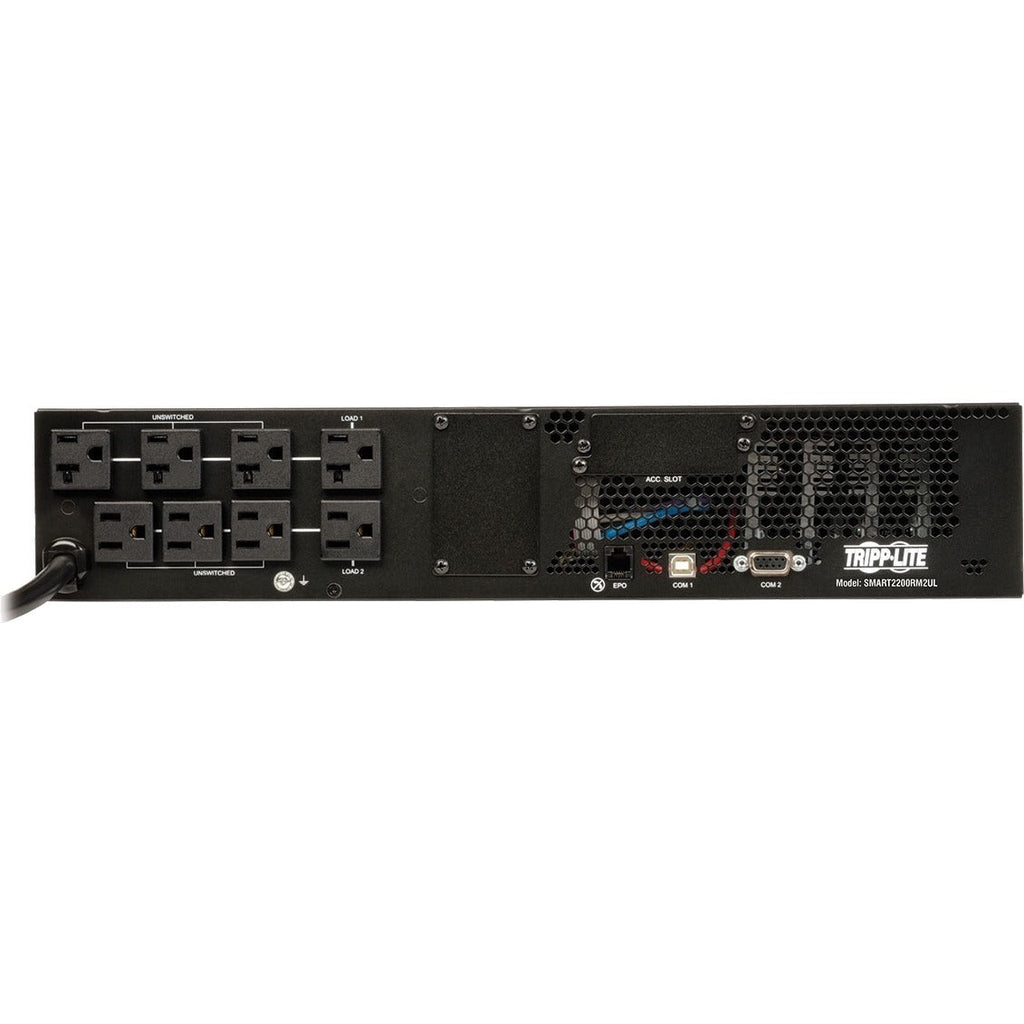 Tripp Lite 2200VA 1920W UPS Smart Lithium Ion LiFePO4 LCD USB DB9 2URM - 2200 VA/1920 W - 110 V AC, 115 V AC, 120 V AC - 5.10 Minute - 2U Rack-mountable - 5.10 Minute - 4 x NEMA 5-15/20R, 4 x NEMA 5-2...  - SMART2200RM2UL - eCommerce Business Prime