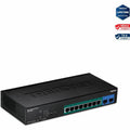 TRENDnet 10-Port Gigabit Web Smart PoE+ Switch, 8 x Gigabit PoE+ Ports, 2 x SFP Slots, Vlan, QoS, IPv6 Support, 20Gbps Switching Capacity, 75W PoE Power Budget, Lifetime Protection, Black, TPE-082WS -...  - TPE-082WS - eCommerce Business Prime