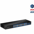 TRENDnet 28-Port Gigabit Web Smart Switch; 24 x Gigabit Ports; 4 x Shared Gigabit Ports (RJ-45/SFP); VLAN; QoS; LACP; IPv6; 56Gbps Switching Capacity; Lifetime Protection; TEG-284WS - 28-Port Gigabit ...  - TEG-284WS - eCommerce Business Prime